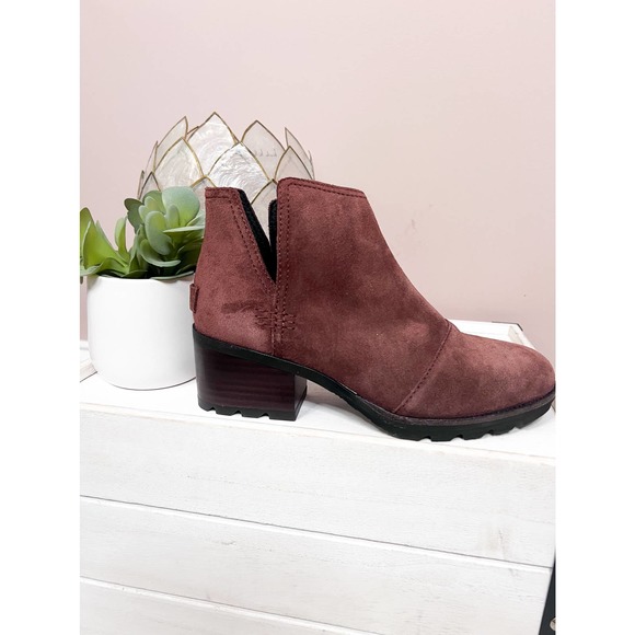 Sorel Suede Boot Cate Cut Out NWT - Picture 4 of 10